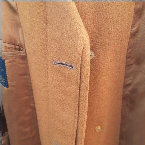 St. Michael's SZ 46 100% Pure Cashmere Men's Over Coat - Picture 7 of 14